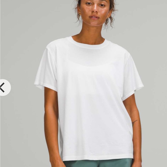 Lululemon AII Yours organic cotton T shirt - Picture 1 of 8